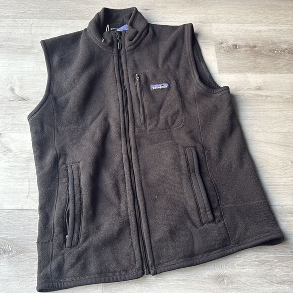 Patagonia Fleece Vest Black Medium‎ Used - Picture 2 of 6